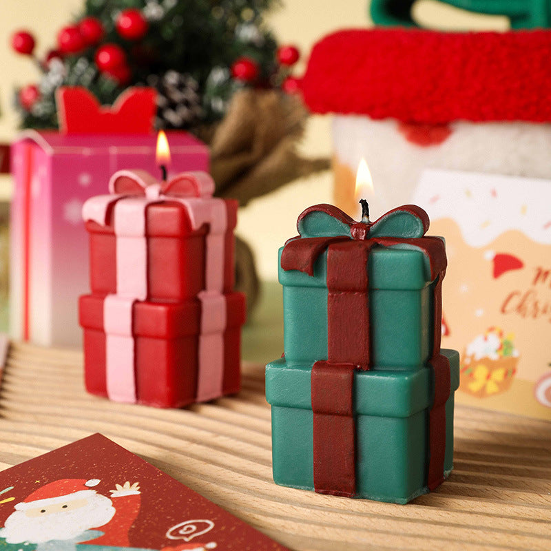 Christmas Gifts Boxes Scented Candle, Holiday Ornament– Christmas Decoration Gift