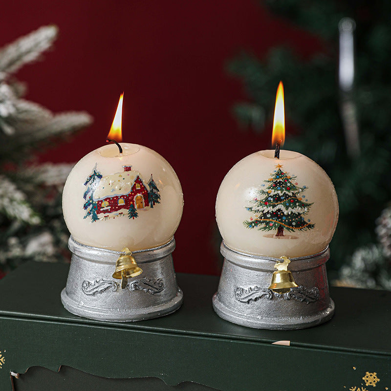 Crystal Wish Ball Scented Candle, Holiday Ornament– Christmas Decoration Gift