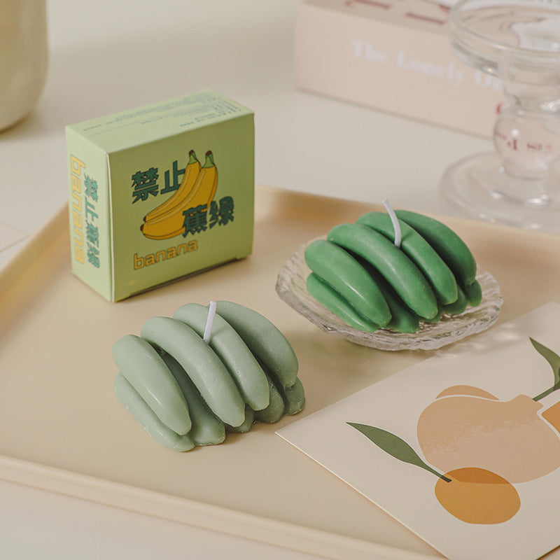 Banana Scented Candle, Holiday Ornament– Christmas Decoration Gift