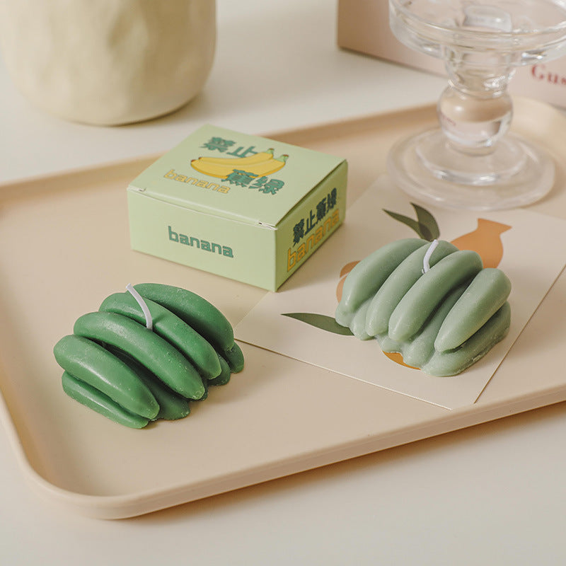 Banana Scented Candle, Holiday Ornament– Christmas Decoration Gift