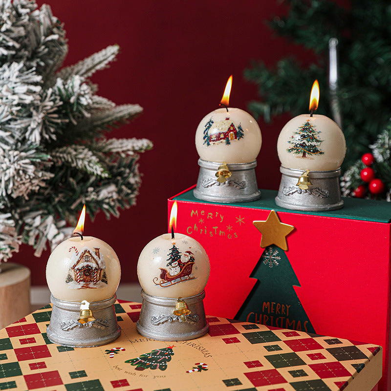 Crystal Wish Ball Scented Candle, Holiday Ornament– Christmas Decoration Gift