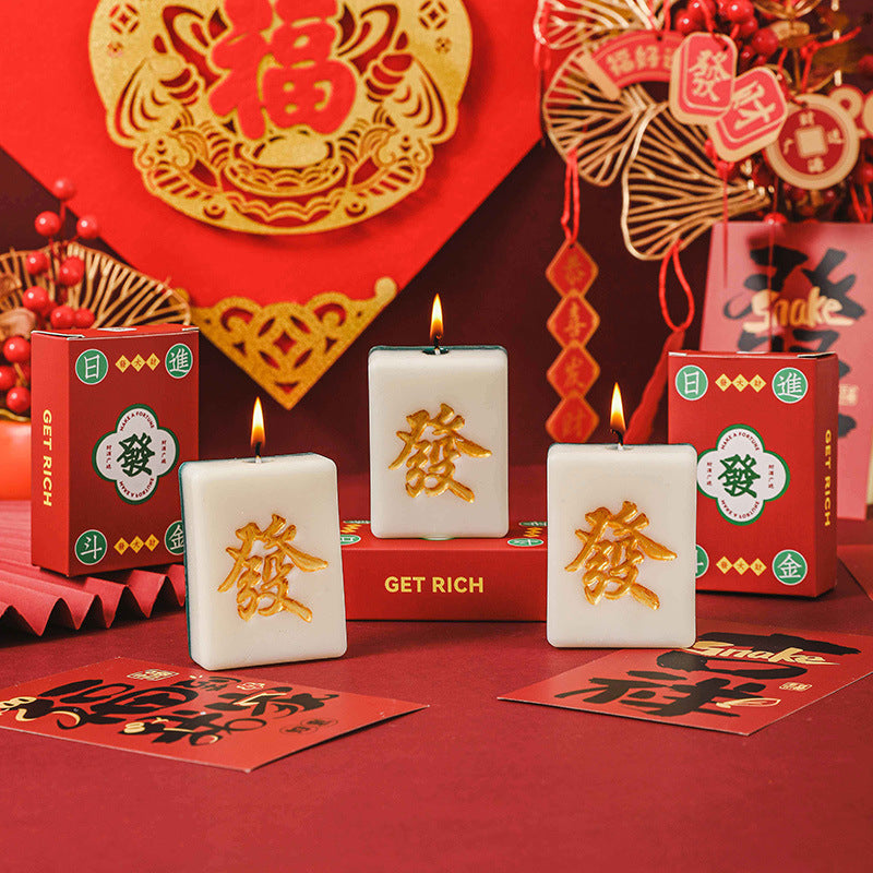 Majiang Scented Candle, Holiday Ornament– Christmas Decoration Gift