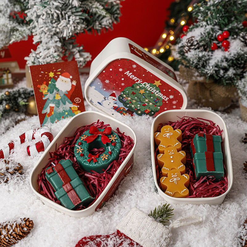Christmas Gift boxex Candle, Holiday Ornament– Christmas Decoration Gift