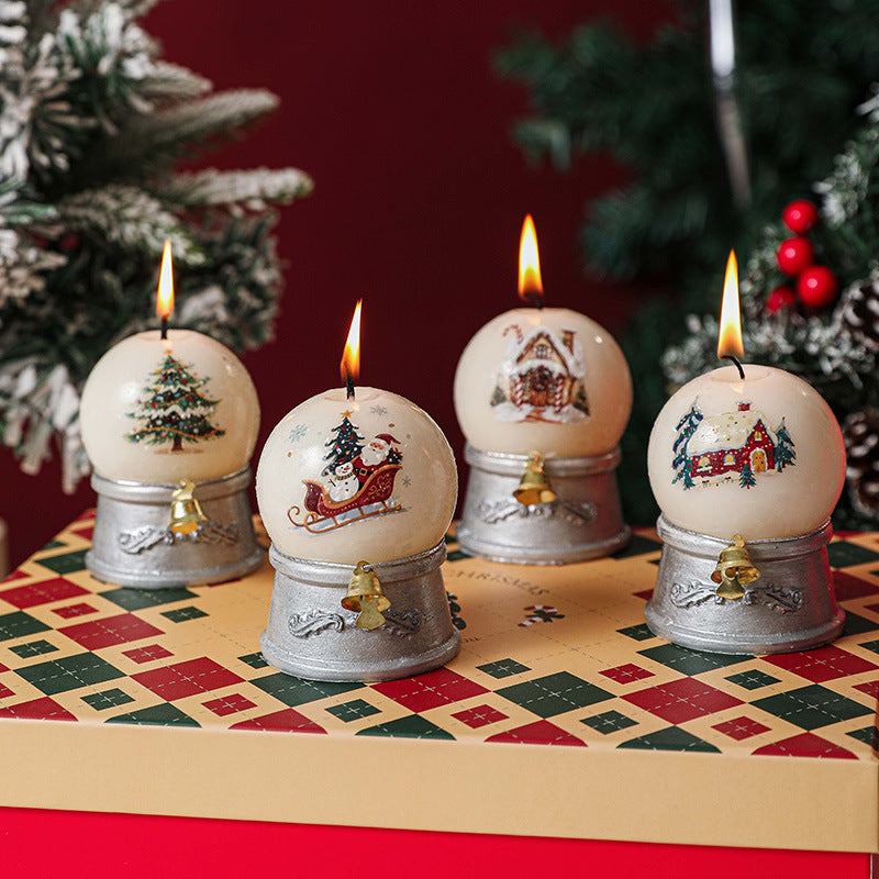 Crystal Wish Ball Scented Candle, Holiday Ornament– Christmas Decoration Gift