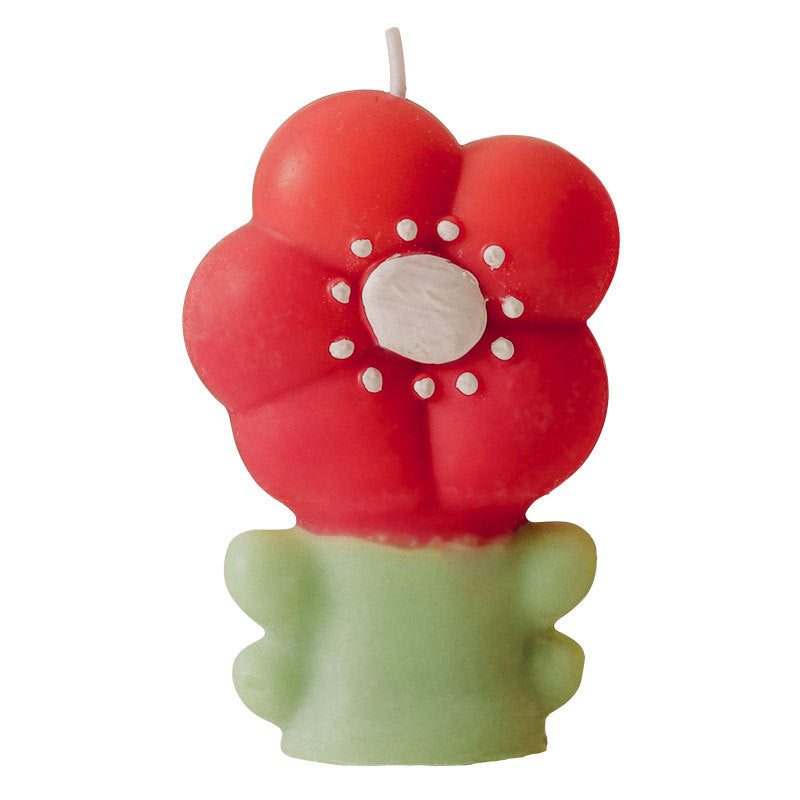 Flower Scented Candle, Holiday Ornament– Christmas Decoration Gift