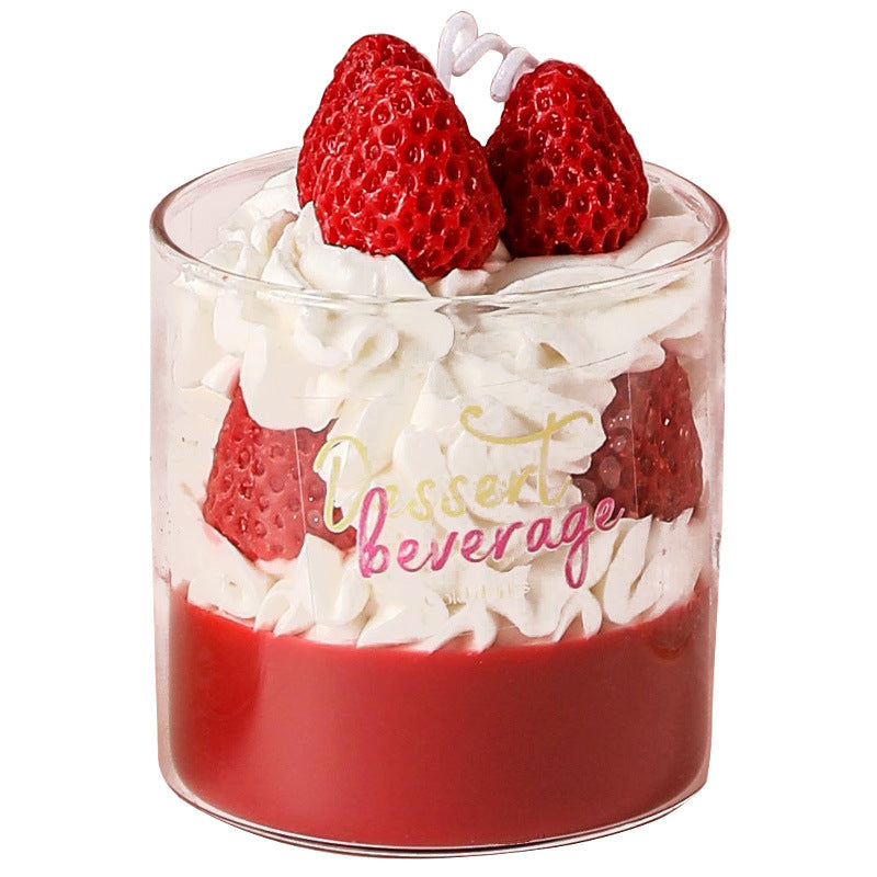 Cup Cake Candle, Holiday Ornament– Christmas Decoration Gift