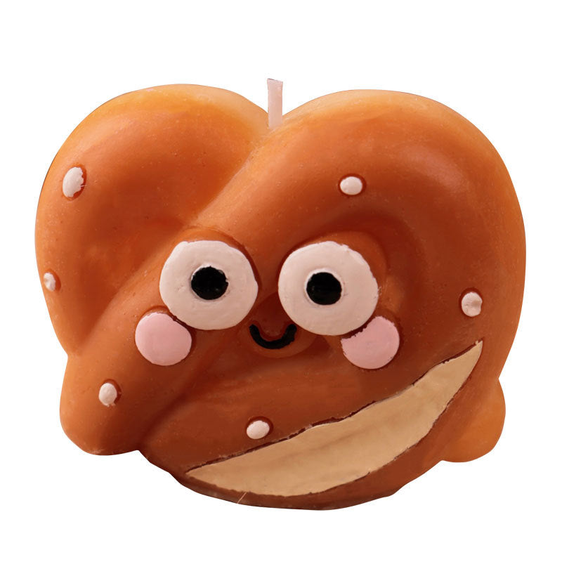 Baked Bread Scented Candle, Holiday Ornament– Christmas Decoration Gift