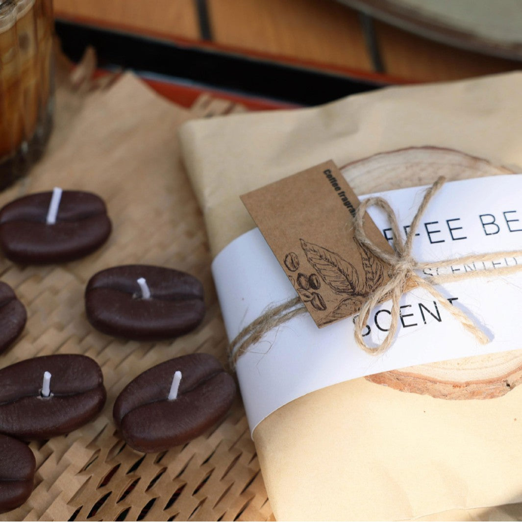 A pack of coffee beans Candle, Holiday Ornament– Christmas Decoration Gift