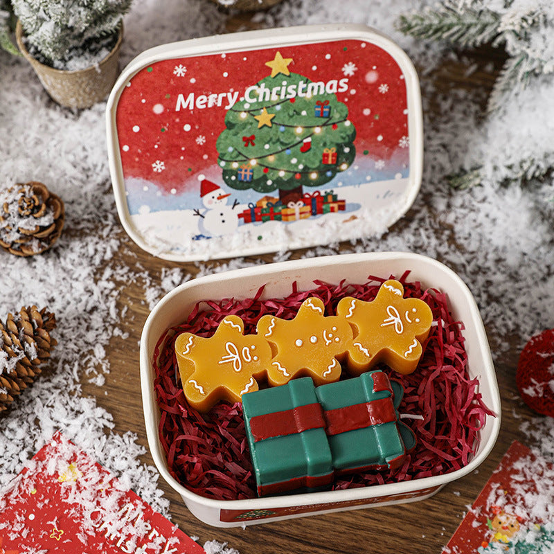 Christmas Gift boxex Candle, Holiday Ornament– Christmas Decoration Gift