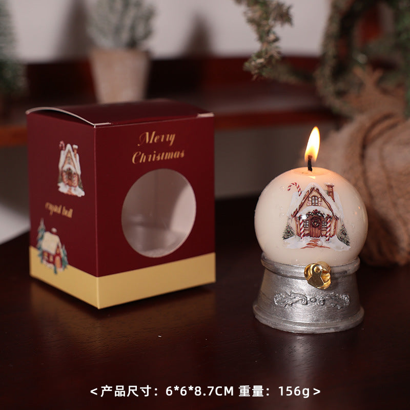 Crystal Wish Ball Scented Candle, Holiday Ornament– Christmas Decoration Gift