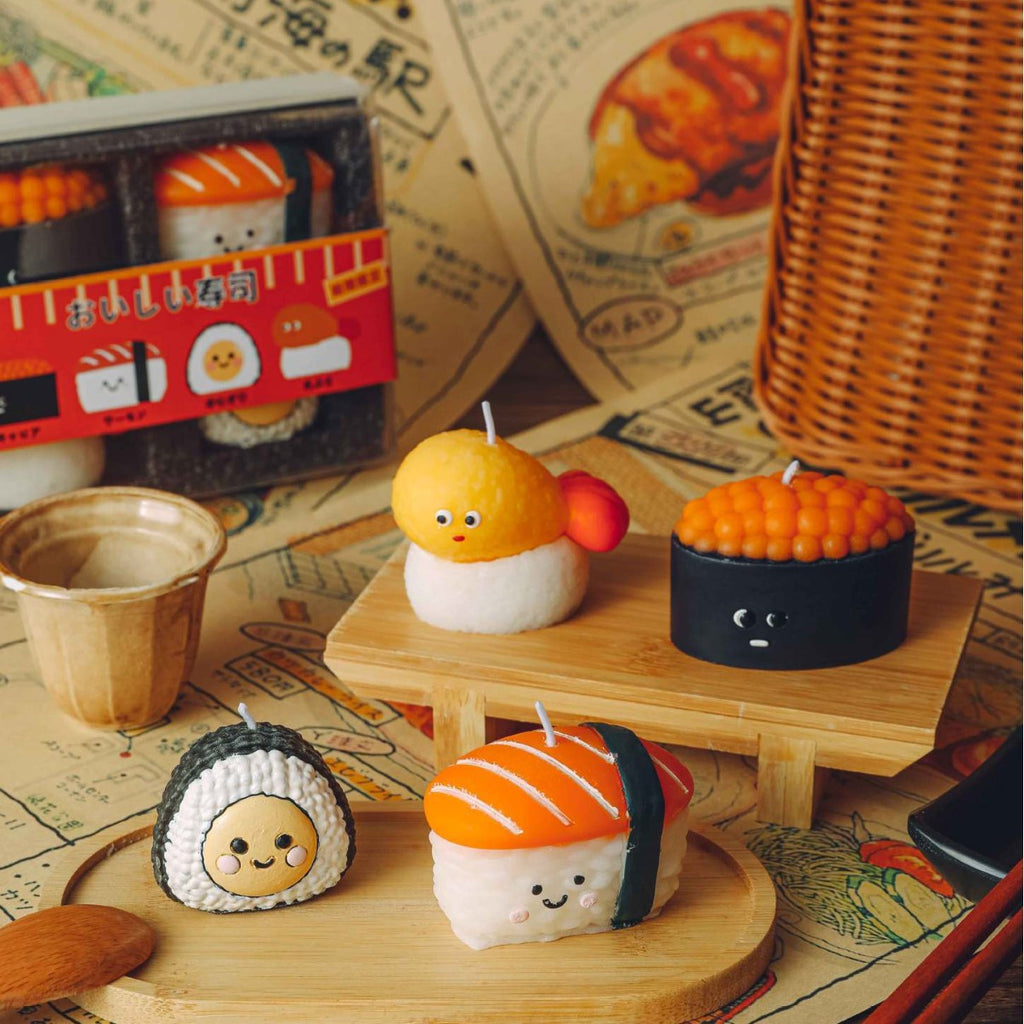 Sushi Original Scented Candle, Holiday Ornament– Christmas Decoration Gift