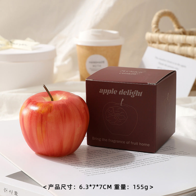Fruit Ornament Scented Candle, Christmas Decoration Holiday Ornament