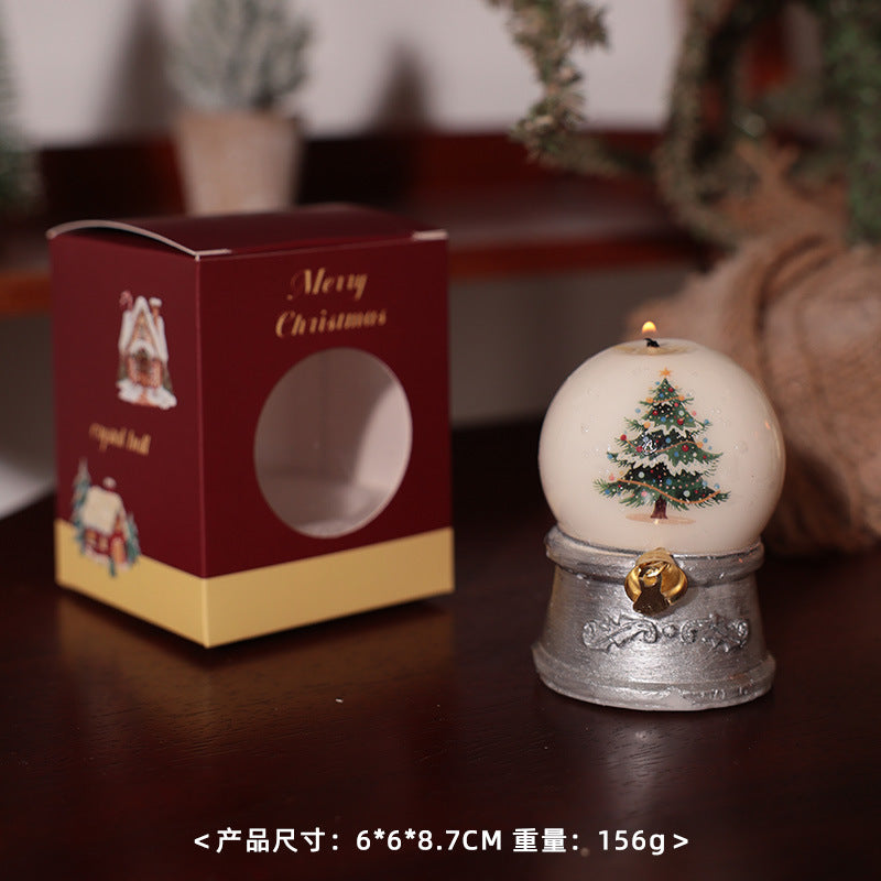 Crystal Wish Ball Scented Candle, Holiday Ornament– Christmas Decoration Gift