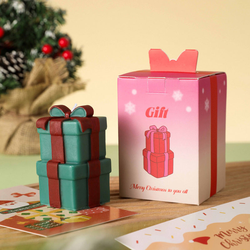 Christmas Gifts Boxes Scented Candle, Holiday Ornament– Christmas Decoration Gift