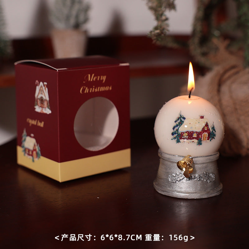 Crystal Wish Ball Scented Candle, Holiday Ornament– Christmas Decoration Gift