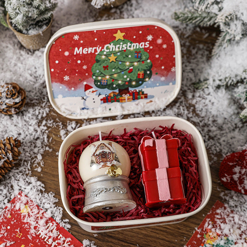 Christmas Gift boxex Candle, Holiday Ornament– Christmas Decoration Gift