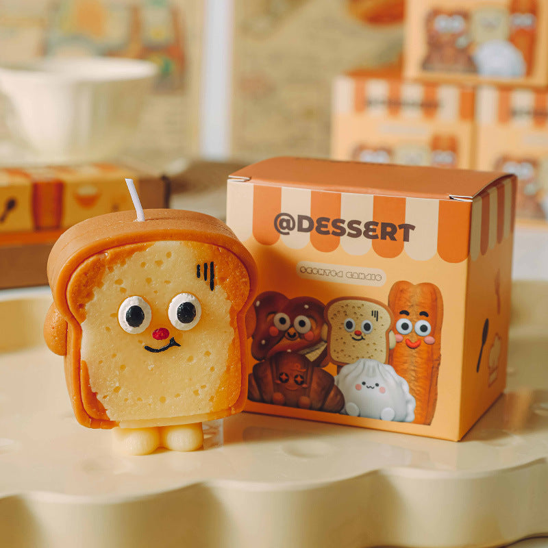 Baked Bread Scented Candle, Holiday Ornament– Christmas Decoration Gift