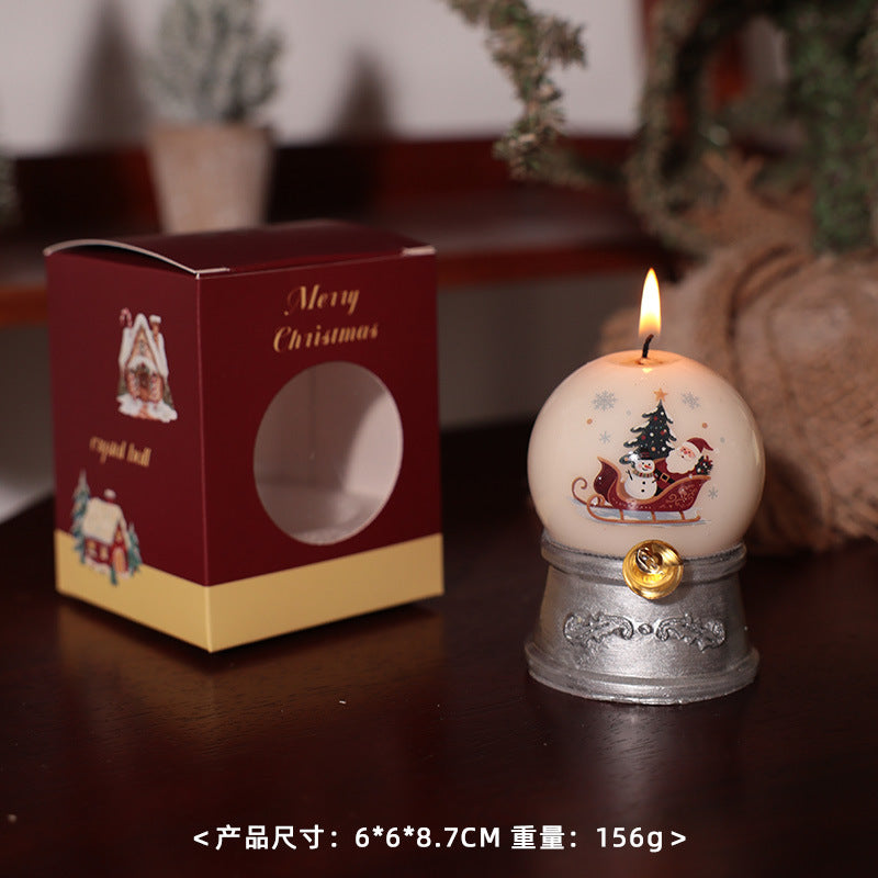 Crystal Wish Ball Scented Candle, Holiday Ornament– Christmas Decoration Gift
