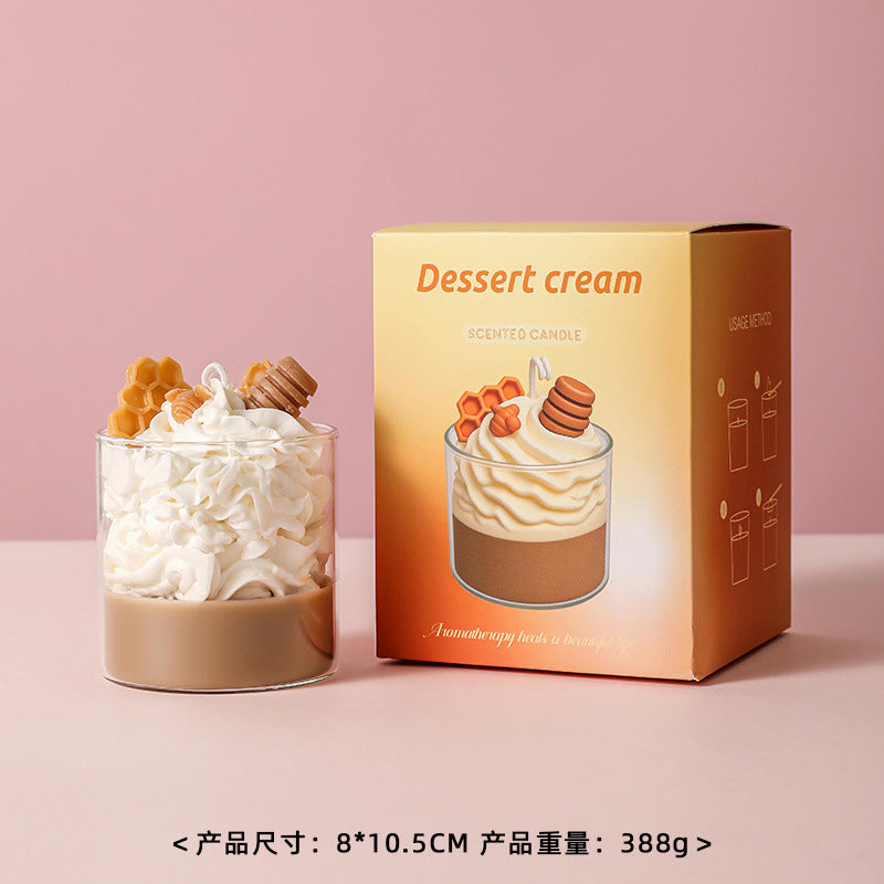 Cup Cake Candle, Holiday Ornament– Christmas Decoration Gift