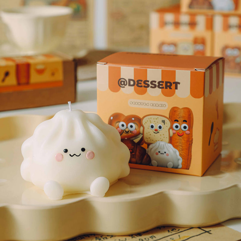 Baked Bread Scented Candle, Holiday Ornament– Christmas Decoration Gift