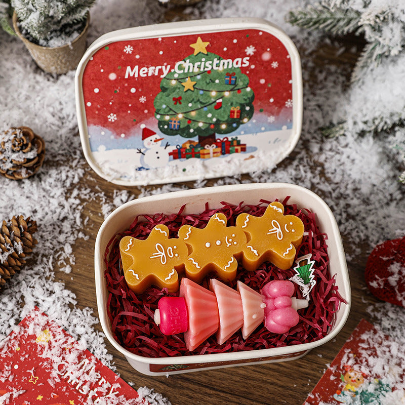 Christmas Gift boxex Candle, Holiday Ornament– Christmas Decoration Gift