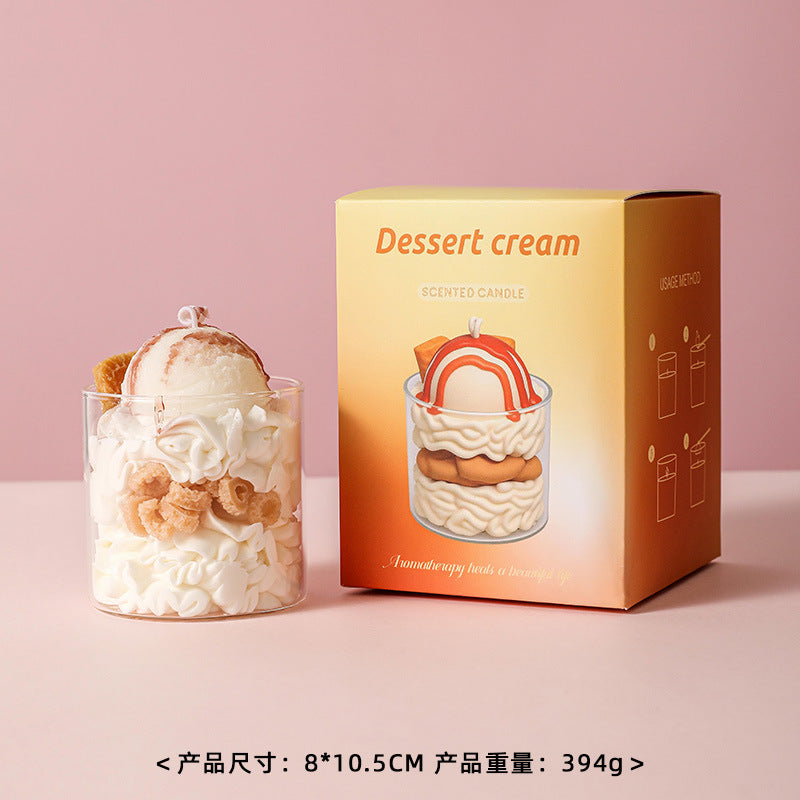 Cup Cake Candle, Holiday Ornament– Christmas Decoration Gift